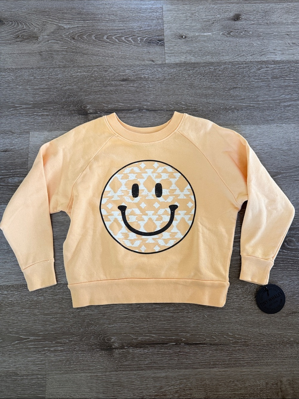 NWT Tiny Whales Girls' Happy Camper Sweatshirt, size 6